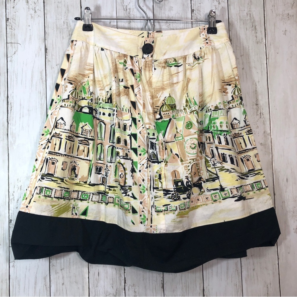 Zinc City Scape Lightweight Skirt 1 - Picture 3 of 6